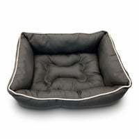 KOZI PET Store Super Snoozer Waterproof Soft and Light Dog/Cat Sofa Style Bed (Black)- Small