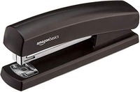 AmazonBasics Stapler with 1000 Staples - Black