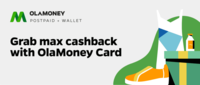 get an additional 10% cashback on their next transaction via OlaMoney Card.