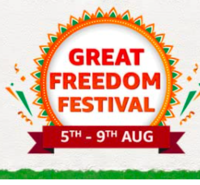 Amazon Great Freedom Festival 10% Instant Discount via SBI Credit Card 