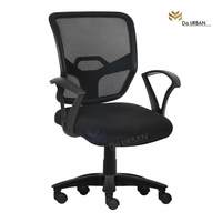 Da URBAN® GRACO Medium Back Revolving Office Chair (Black) (1Pc)