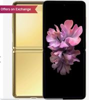 Lowest - Samsung Galaxy Z Flip 256 GB (Gold) 8 GB RAM, Dual SIM 4G With upto ₹17000 cashback with Exchange