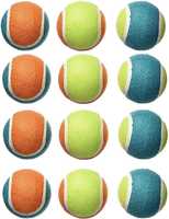 SONU Sports CO. Cricket Tennis Ball Light Weight, Made of Rubber for Cricket Training, Tennis Training, Cricket Rubber Tennis Ball Cricket Tennis Ball Multicolour