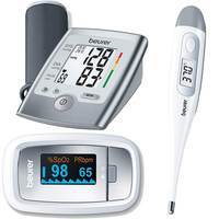 Beurer BP monitor, Beurer PO30 oximeter & thermometer KIT; 5 Years Warranty.

