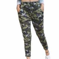 INDYBLISS Women's and Girl's Camouflage Print Army Style Relaxed Fit Lower Sports Gym Athletic Track Joggers (Multi Color, Free Size 26 to 32)

