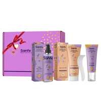 Sanfe Gift - Assorted Natural Products - Bikini Line Hair Removal Cream, Intimate Rejuvenating Gel, 3-in-1 Intimate Wash Lavender - Ideal for women