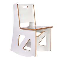 Kiddery Cross | Rocking Chair for Kids | Montessori Inspired | Non Toxic Coat | Made of Birchwood | 3-8 Years