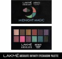 Lakme Absolute Infinity Eye Shadow Palette - Midnight Magic + Add Lakme 9 to 5 SPF 30 At Rs.14 only 