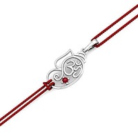 92.5 Pure Silver Rakhi pendant At Flat 30% off + Additional 20% off 