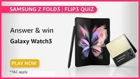 Amazon Samsung Galaxy Z Fold3 | Flip3 Quiz Answer & Win Galaxy Watch 3