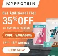 Myprotein Sale Up to 35% off + Flat 27% off via Coupon