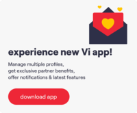 VI Recharge , 10% off upto 100 using Cred Pay 