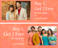 Myntra Buy 1 Get 2 Free || Buy 1 Get 1 Free & More Deals