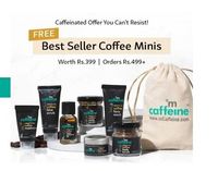 Free Best Seller Coffee Minis Worth Rs.399 On Orders Of Rs.499 & Above + Extra 15% off 