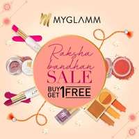 MyGlamm- Raksha Bandan Sale Buy 1get 1 free on Makeup Products