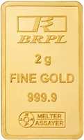 Bangalore Refinery 24k (999.9) 2 gm Yellow Gold Bar + 10% Instant Discount with ICICI Credit Cards 