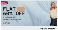 Brand days and Super weekend offer on Tata Cliq : Flat 60% off on Jack & Jones , Only Women & Vero Moda Clothing