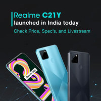 Realme C21Y launched in India today - Check Price, Spec’s, and Live stream