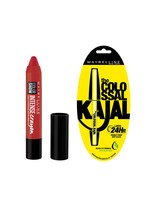 Maybelline Colossal Kaja & Color Show Intense Crayon Deep Coral Lipstick