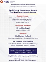 NSE | Knowledge Session on Real Estate Investment Trust | Aug 26, 2021