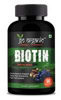 [MRP ERROR] Go Organic Biotin Hair Vitamins With DHT Blocker for good looking Hair, 90 Capsules