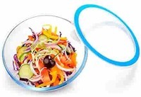 WONDERCHEF Cocoon Borosilicate Glass Mixing Bowl with lid 1600ML