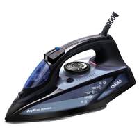 Inalsa Steam Iron Onyx 2200 with Power Indicator Light | 360 degree Swivel Cord | Ceramic Coated Sole Plate