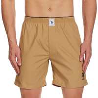 US Polo Association Men's Plain Cotton Boxer