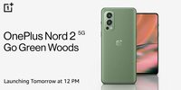 OnePlus Nord 2 5G in Green Woods Launching 26th August, 12PM