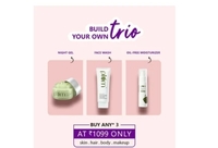 Buy Any 3 At Flat Rs.1099 On Selected Products + Extra 15% Off + Free Rose Gua Sha (If Ordered Above Rs1499)