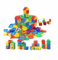 TEMSON Creative Multi Colored Jumbo Happy Home Building Blocks for Kids

