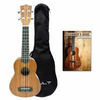 Vault UK-100S 21 inch Soprano Arched Back Ukulele With Gig Bag & Ebook: 53%OFF