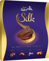 Cadbury Dairy Milk Silk Miniatures Chocolate Gift Box Bars  (240 g)