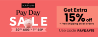 Kapiva Pay Day Sale (30th Aug to 1st Sep) : Upto 22% off + extra 15% off + Free Shipping 