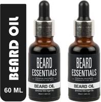BEARD ESSENTIALS Beard Oil For Faster Beard Growth and Hair Growth - Pack Of 2 Hair Oil