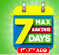 JioMart 7 Max Saving Days + Get extra 10% cashback on ICICI Debit & Credit Cards