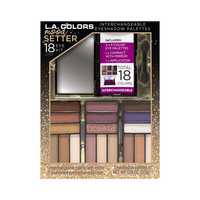 L.A. COLORS 18 Color Moodsetter Eyeshadow - Amazed, Multicolor, 16.5 g
