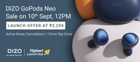 Sale on 10th Sept 12pm | DIZO GoPods Neo