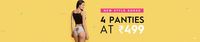 Clovia 4 Panties at Rs.499