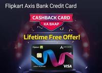 Apply Lifetime FREE Flipkart Axis Credit Card - No Joining / Annual Fees
