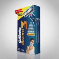 GILLETTE Guard 3 Single Razor with 8 Blades  (Pack of 9) at Rs.99 +  200 SuperCoins  + Extra Offers