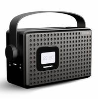 Apply 45% Coupon - Corseca Black Boy 3 Premium Wireless Bluetooth Speaker with FM Radio Customizable Alarm AUX and USB Port 