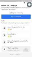 Free 6 supercoin -- realme pad challenge