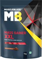 MuscleBlaze Super Gainer XXL Weight Gainer 2.2 lb, Chocolate