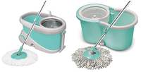 Spotzero by Milton Ace Spin Mop, Aqua green
