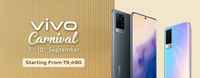 Vivo carnival 7-10 September starting from 9,490|extra upto 5000 on exchange|upto 9 months no cost emi