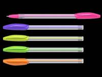 Cello One Rainbow Ballpen - Pack of 200 (Blue - Box packing)