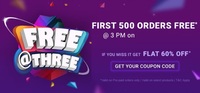 Live at 3PM | Firstcry FREE at Three 100% Off. upto 1500 on First 500 Orders