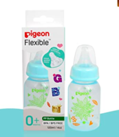 Pigeon Peristaltic Clear Nursing Bottle Rpp-120Ml