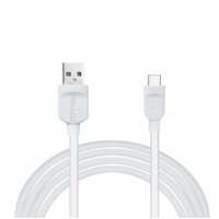 Pinnaclz Original Made in India USB Type C Fast Charging Cable, USB C Data Cable for Data Transfer Perfect for Mi & Samsung Smart Phones White 3 feet
